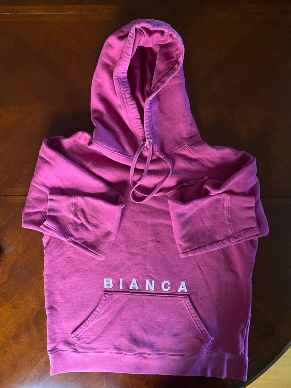 BIANCA Pink Pullover Hoodie